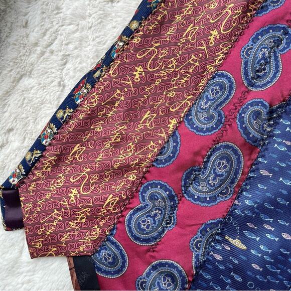 100% Silk Handmade Ties Skirt SKU 06181 - Picture 4 of 16